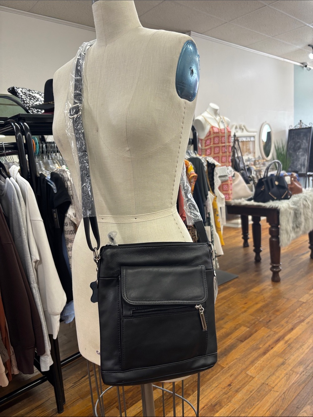 Giani Bernini Leather Crossbody Bag